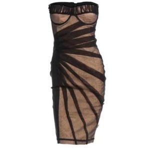 DOLCE & GABBANA MESH DRESS Sz 40/US 4